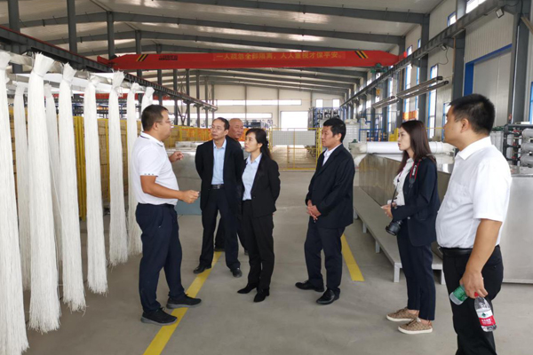 陜西航天建設(shè)集團(tuán)有限公司總經(jīng)理、黨委副書記謝明娟率隊(duì)赴遼寧一諾環(huán)保產(chǎn)業(yè)集團(tuán)開展考察調(diào)研工作